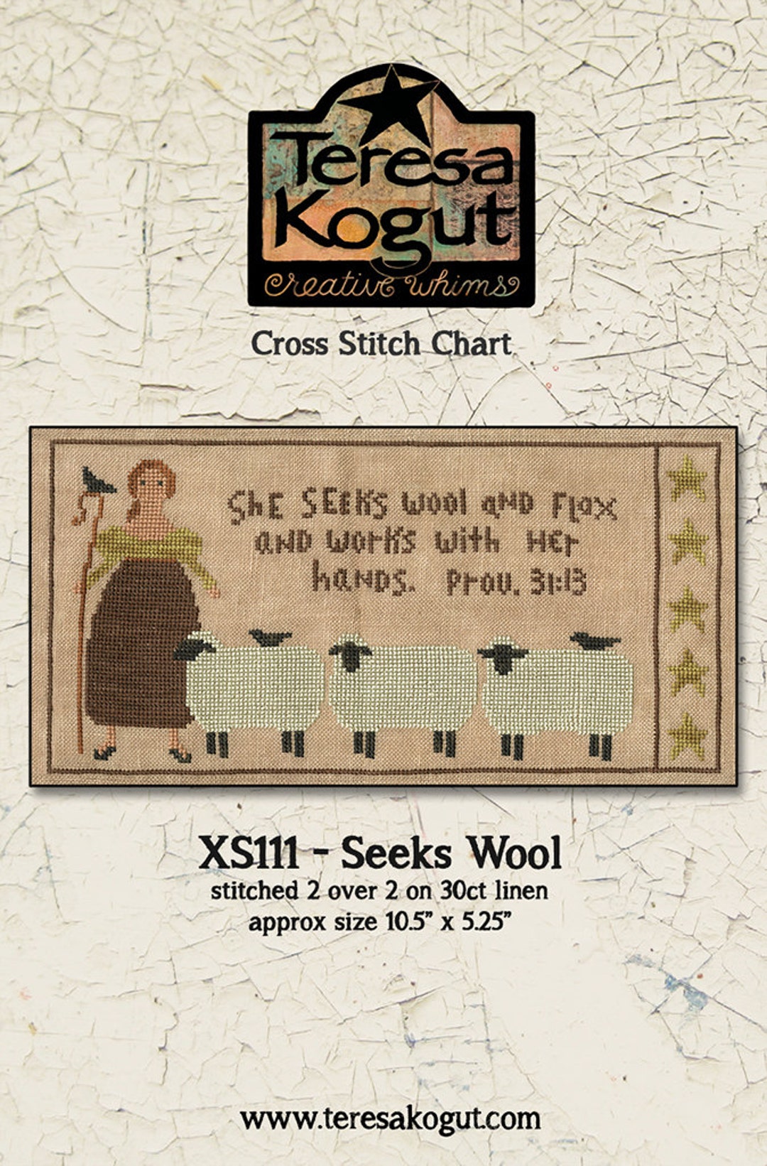 Cross Stitch Chart | Downloadable PDF | Epattern | Needlework | DIY ...