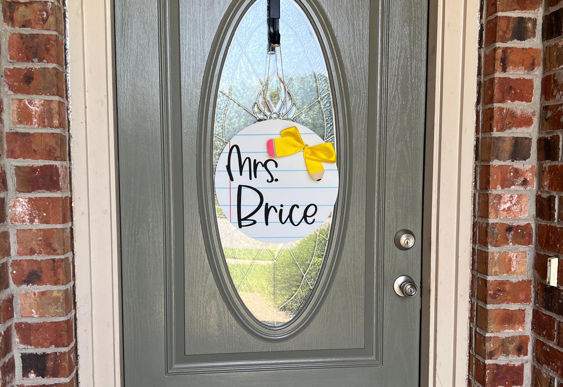 Teacher Notebook Classroom Name Sign Personalized Teacher Gifts - Etsy