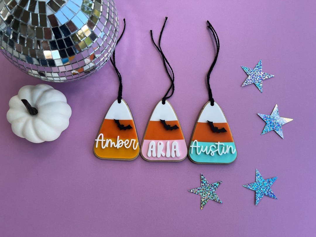 Custom Halloween Boo Basket Tags Name Tags Halloween Basket Trick or ...