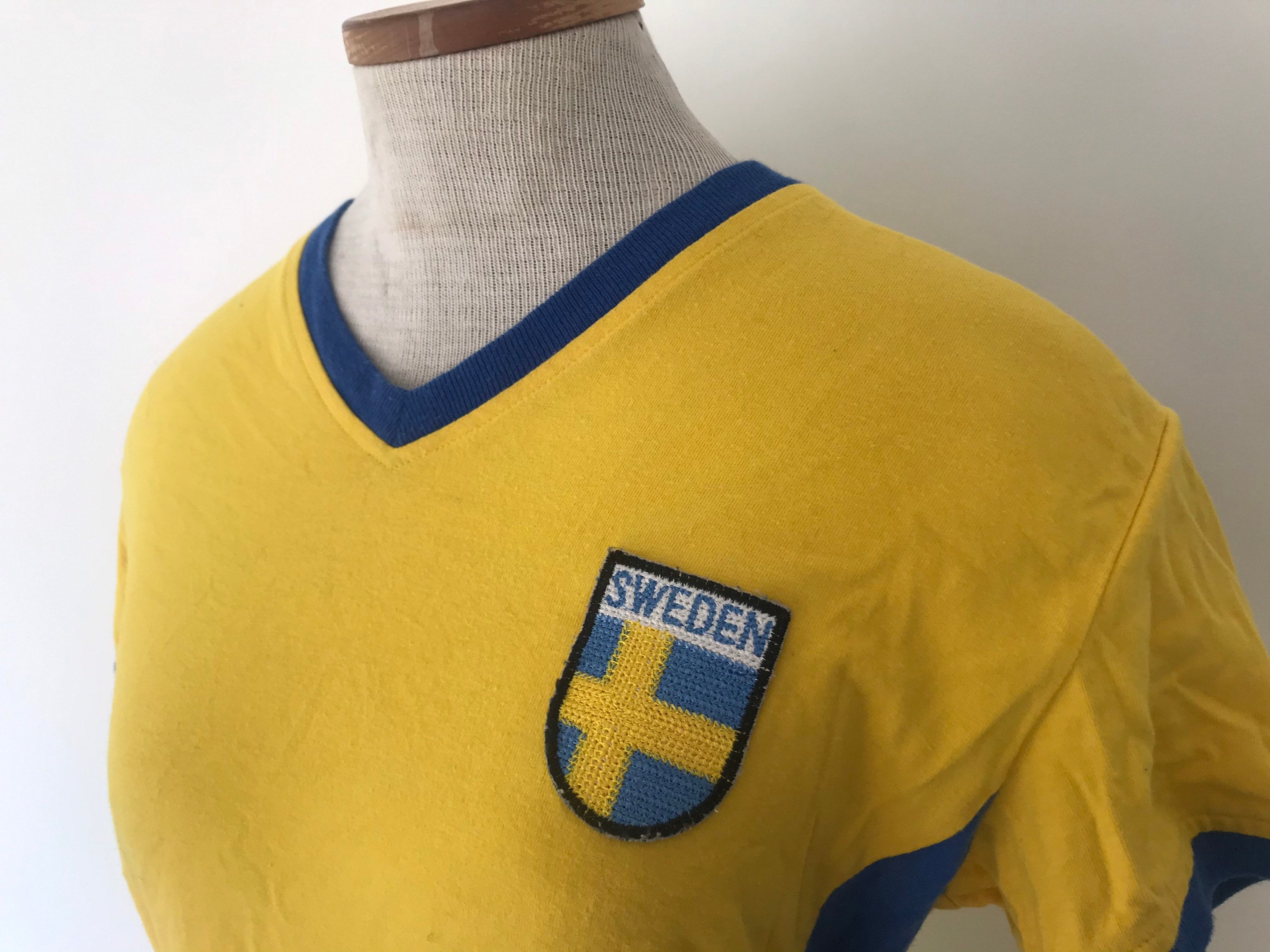 Sweden National Football Team SVFF Soccer Sweatshirt Longsleeve Jersey Mens  M