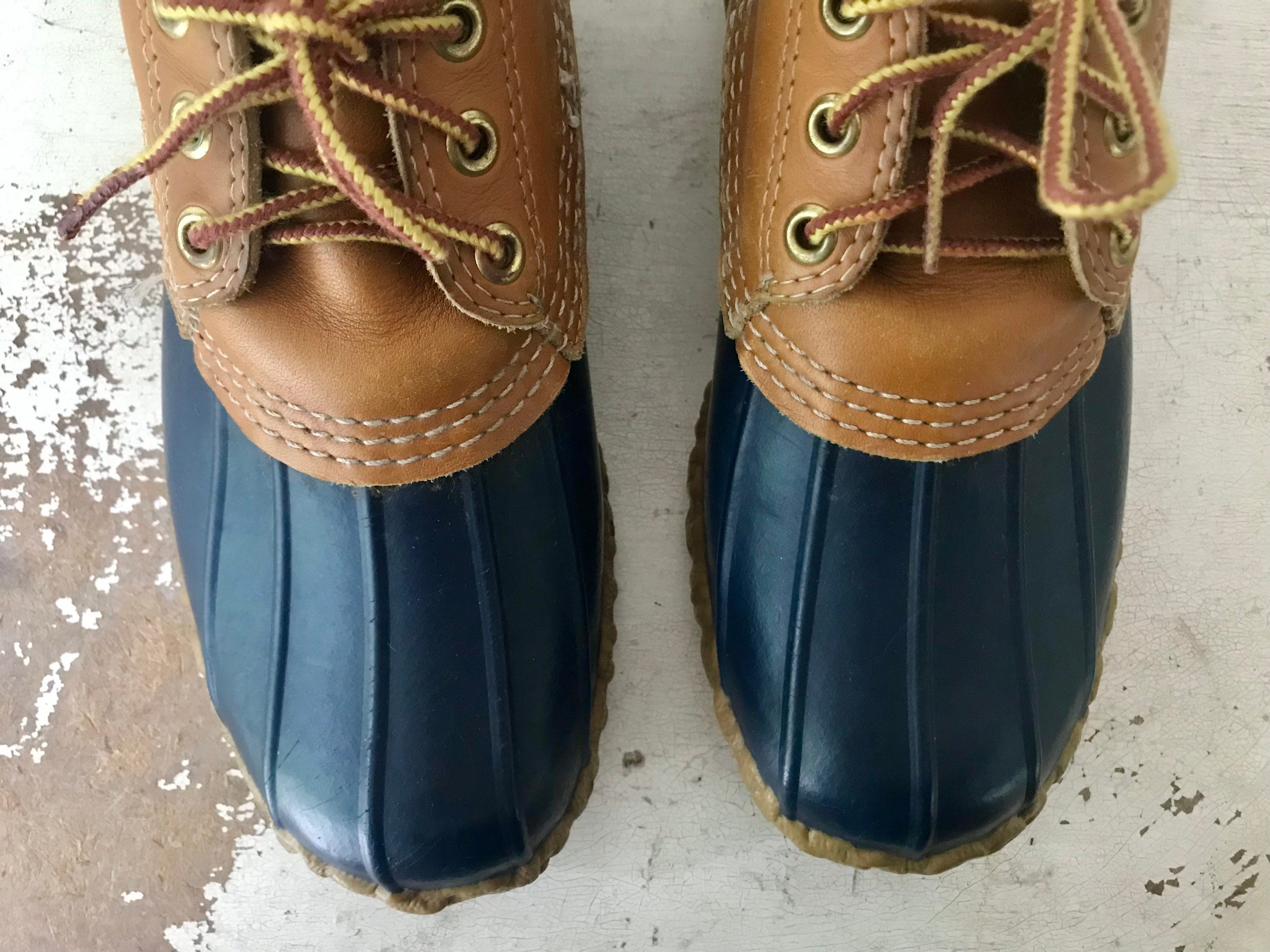 LL Bean Women\'s Bean Boots Size 7 Made in USA Duck Boot Classic Brown Preppy‎ L.L. Bean Women main image 3