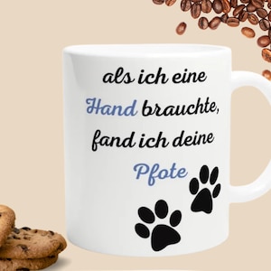 Mug with cool motivational saying paws mug for animal lovers gift for him & her gift idea for family friends and colleagues
