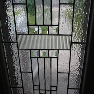 Stained Glass Mission Style Sidelight Pattern PDF B&W Digital Download