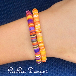 Bunt Ton Perlen Armband Set