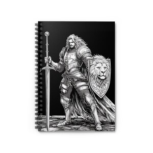 Cuaderno de Tarot con Tema de Cartas de Fuerza - Rayado