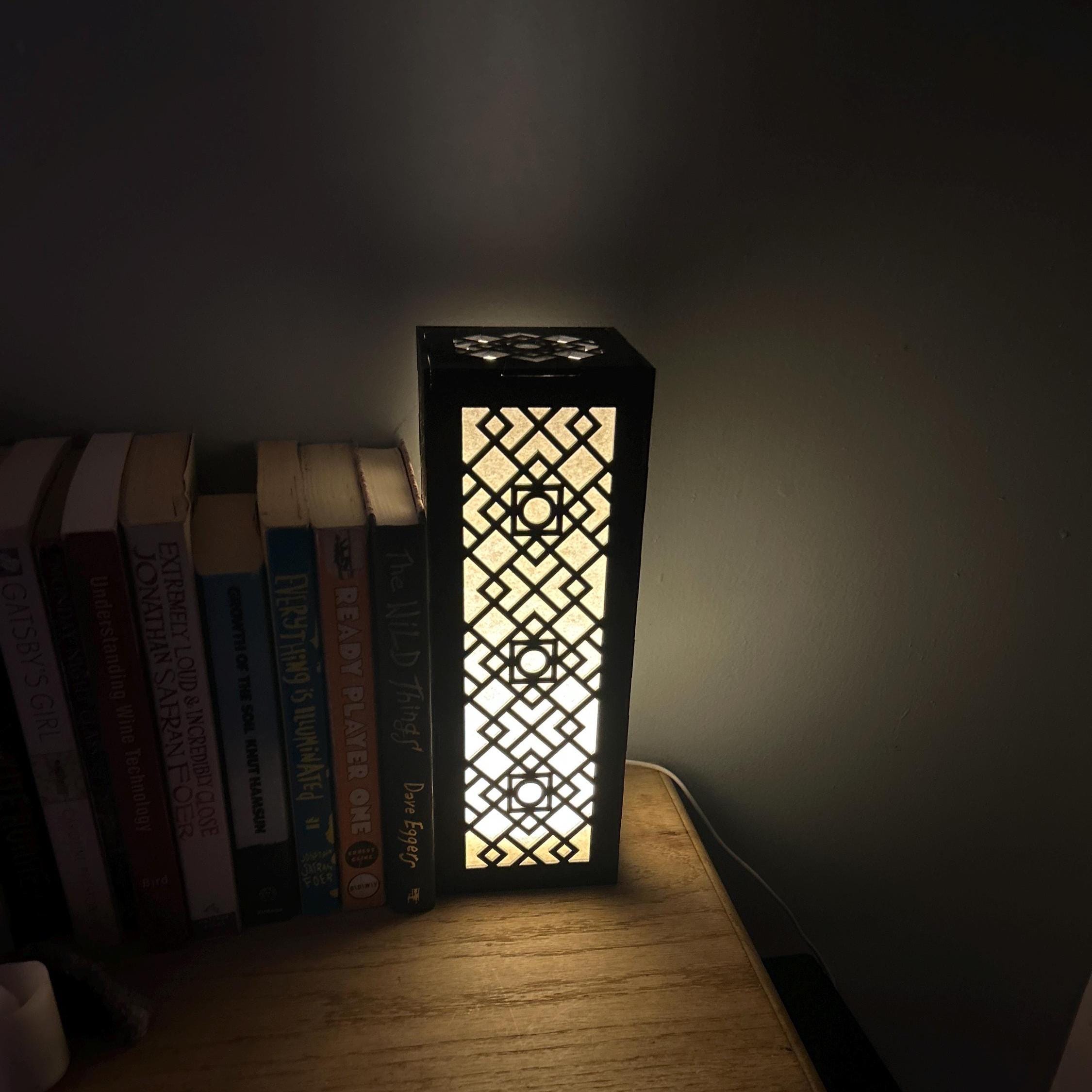 Japanese Shoji Table Lamp | Various Colors & Patterns Available | Handmade | Modern Zen Decor — Free US Shipping