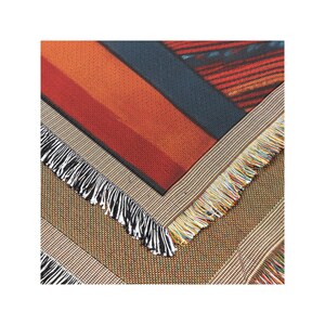 Woven Blanket Cherokee Tsalagi Tapestry Cotton Polyester Blend Quality Blanket Soft Cozy Woven Blanket bild 4