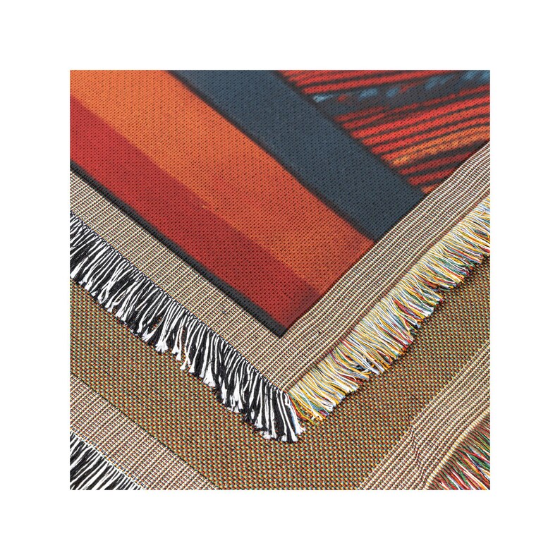 Woven Blanket Cherokee Tsalagi Tapestry Cotton Polyester Blend Quality Blanket Soft Cozy Woven Blanket bild 4