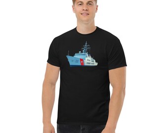 3D-T-shirt Amerikaanse kustwacht, 100% katoen VS Amerikaans patriottisch shirt