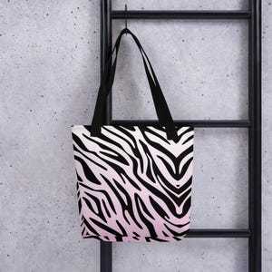 Sac fourre-tout imprimé zèbre, housse pour vêtements, sac à main, portefeuille, sac shopping, sac à bandoulière tendance durable