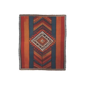 Woven Blanket Cherokee Tsalagi Tapestry Cotton Polyester Blend Quality Blanket Soft Cozy Woven Blanket bild 5