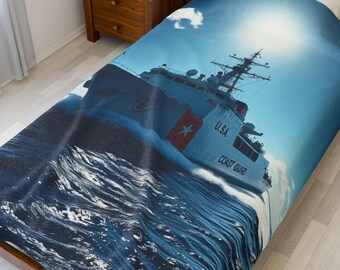 US Coast Guard-deken Sherpa-pluche deken, Amerikaanse patriotdeken