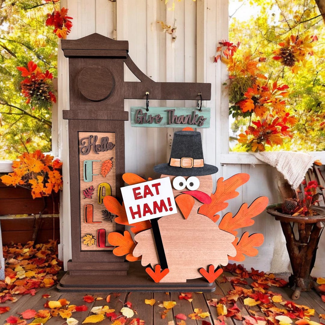 Ham Supper Sign Thanksgiving