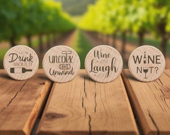 Funny Wine Bottle Stopper – Engraved Wooden Wine Stoppers with Sayings
