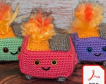 Happy Little Dumpster Fire Crochet Pattern