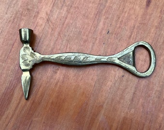 If I had a Hammer Head Brass Bottle Opener Ice Pick Included