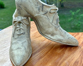 Victorian Style High Heel Planters Farmhouse Cottagecore Decor