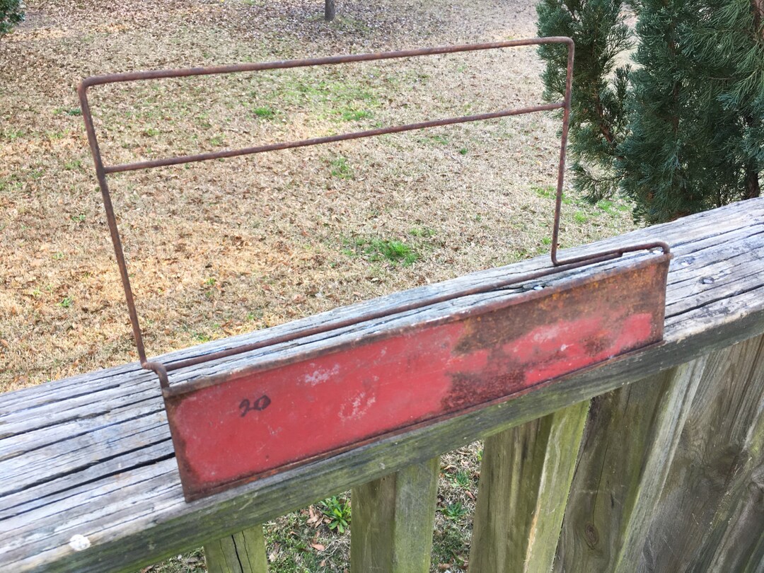Rusty Shop Rack Counter Top Grocery Store Display Rack General Mercantile Display ...