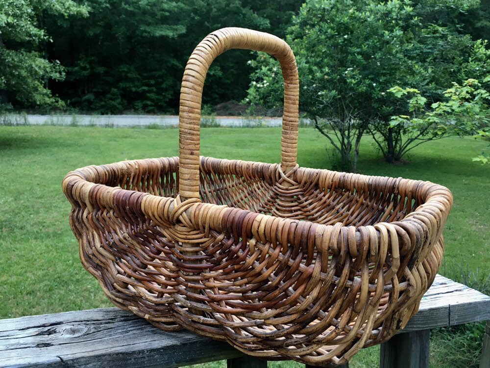 Garden Gathering Basket  Amish Harvest & Farmers Market Basket