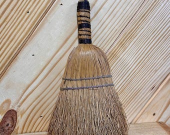 Vintage 9.5" Whisk Broom Coiled Wire Handle Farmhouse Gallery Wall Display