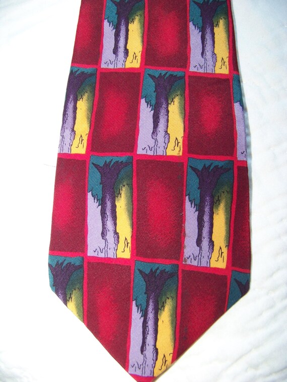 Vintage J Garcia Necktie 100% Silk Designer Tie J… - image 2