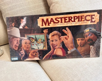 Vintage 1996 MASTERPIECE The Classic Art Auction Board Game Sealed
