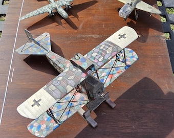 German planes handmade wood