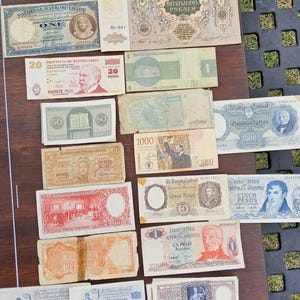 notas antigas do mundo