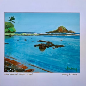 Hana Maui art print Alau island, Hana, Maui
