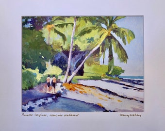 Puako surfers, Puako, Big Island Hawaii