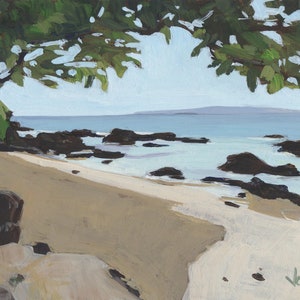 Secret cove in Kihei, Maui, Hawaii (art print)