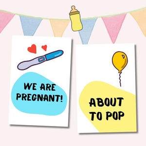 Cartes d'étapes importantes de la grossesse imprimables, cartes mensuelles de grossesse, cadeau de grossesse, compte à rebours de grossesse