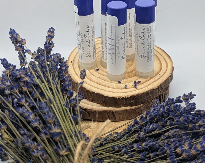 Organic Shea Butter Lip Balms with Essential Oils - .15 oz