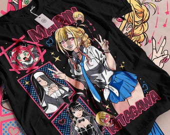 Marin Kitagawa T-Shirt My Dress Up Darling Anime Lovers Gift Anime Lovers Shirt All Size