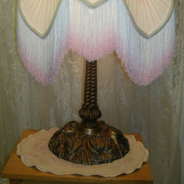 Thick Victorian Lamp Shade Fringe, you can DYE any color