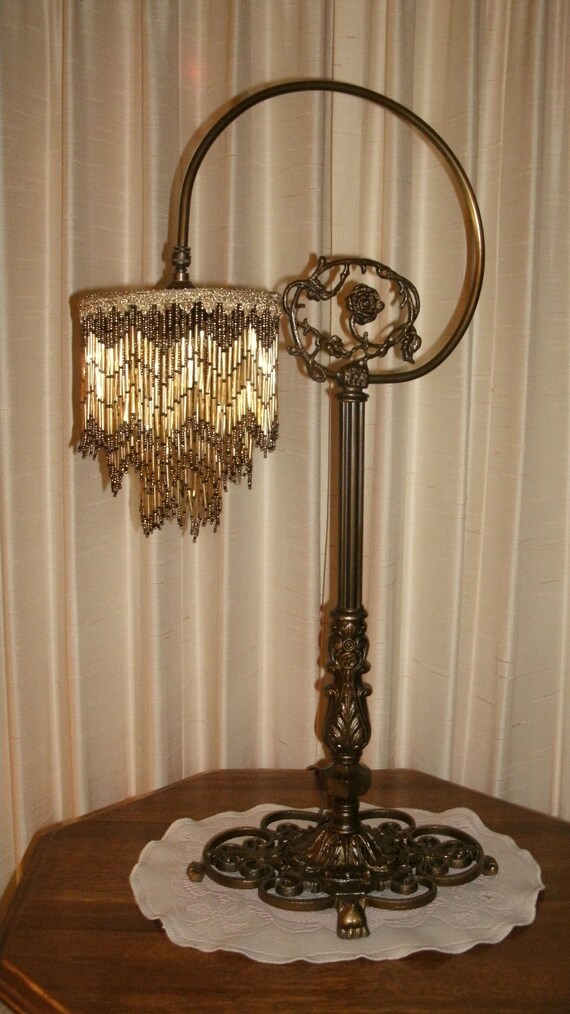 Shade only All Glass 3 ring beaded 