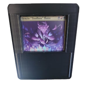 Commander Deck Box - Magic the Gathering - Holds 100 Sleeved Cards - 3D Printed - Display Box for Trading Card Game