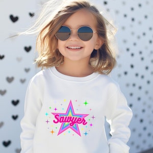 Felpa personalizzata per bambine, felpa monogrammata, felpa personalizzata per bambini, felpa personalizzata per bambine, felpa personalizzata per bambini piccoli