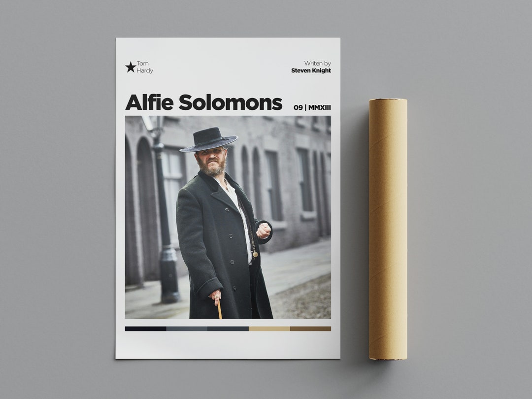 Alfie Solomons Poster, Minimalist Poster, Anime Poster, Wall Art, Wall ...