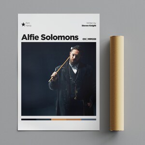 Alfie Solomons Poster, Minimalist Poster, Anime Poster, Wall Art, Wall ...