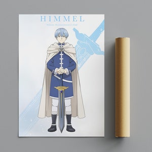 Póster de Himmel, póster minimalista, póster de anime, arte de pared, decoración de pared, pósteres verticales mate premium, calidad 4K, póster de película