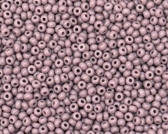 Preciosa Tschechische Glasperlen 10/0 - Helllila Farbe 23020 | Tschechische Perlen für Schmuckherstellung, Perlenstickerei, DIY Kunsthandwerk