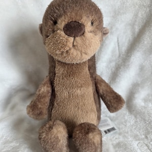Authentisches Jellycat Brooke Otter-Plüschtier (BRK3OT) – Schwer zu finden / Ausverkauft