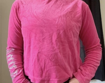 Vintage Y2K Juicy Couture Vibrant Pink Hoodie