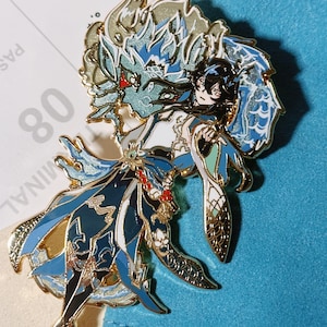 Danheng Imbibitor lunae enamel pin badge HSR Pin || 3&quot; Honkai Star Rail Pin