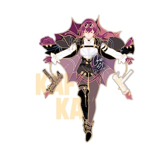 Kafka Honkai Star Rail Penacony enamel pin badge HSR Pin || 3&quot; Honkai Star Rail Pin