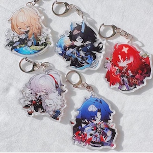 Honkai Starrail Danheng Luocha Blade Jingyuan Argenti||Arcylic keychain 60mm*60mm