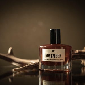 November in the Temperate Deciduous Forest™ - Perfume Oil - black tea, bergamot, mushrooms, forest floor, wet soil, dried leaves