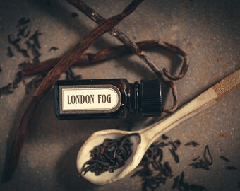 London Fog™ - Perfume Oil - with vanilla, bergamot, honey, earl grey black tea in organic jojoba oil base