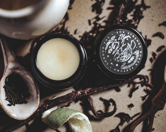 London Fog™ - 9g Solid Perfume - earl grey tea scent, vanilla, bergamot black tea perfume by For Strange Women